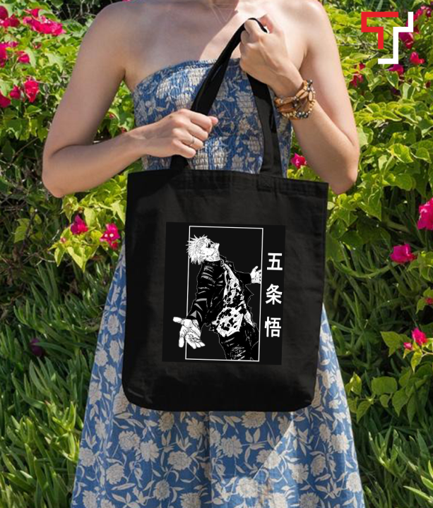 Customizely%20JJK%20ANIME%20design%20Printed%20Black%20and%20White%20Canvas%20Tote%20Bag%20with%20Zipper%20for%20Girls%20-%20Image%206