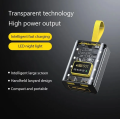 DIY Transparent Power Bank Case For 3*18650 Battery. 
