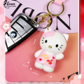 3d hello kitty lighter cartoon key ring lighter sanrio kuromi pink torch ighter windproof hello kitty pink flame lighter. 