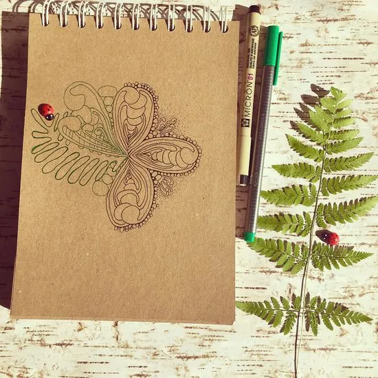 Kraft%20Paper%20Sketchbook%20Notebook%20Sketching%20&%20Painting,Brown%20paper%20sketch%20and%20painting%20book%20-%20Image%203