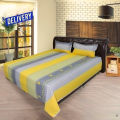 Cotton Fabric Printed 7 Feet by 8 Feet Double King Size Bedsheet Set with Two Pillow Covers Bed Sheet.