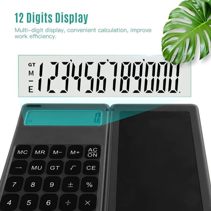 Calculator%20Notepad%206%20Inch%20LCD%20Writing%20Tablet%20Digital%20Drawing%20Pad%20with%20Stylus%20Pen%20Erase%20Button%20Lock%20Function%20-%20Image%207