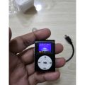 AR02 Mini MP3 Player With Display Black. 