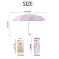 Mini Cute Little Prince Umbrella Rain Women Pocke Folding Umbrellas Female Sunny Parasol Lovely Pocket Girls Gift Umbrella.