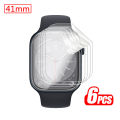（NEW）Relaxtoo 3-12pcs For Apple Watch Series 8 41mm 999D Full Screen Protector For iWatch Series 8 iWatch8 Smart Watch Nanomaterials Soft Protective Film Not Glass. 