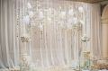 White Tissue Fabrics For Birthday, Wedding and Party Decoration.