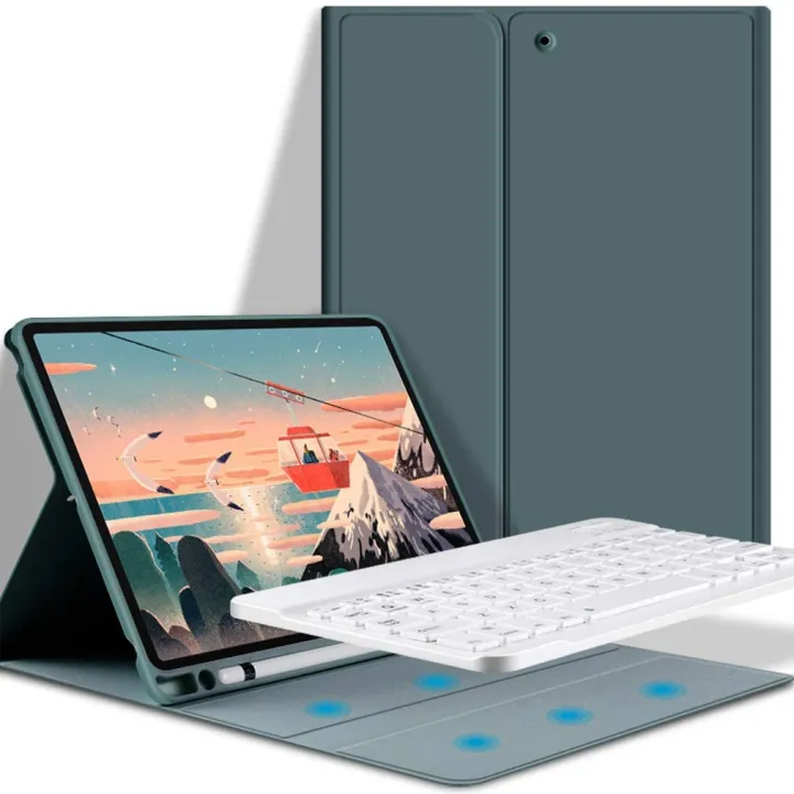 Keyboard%20Case%20with%20Pencil%20Holder%20Auto%20Sleep/Wake%20with%20Detachable%20Bluetooth%20Keyboard%20for%20iPad%20Pro%2011%202020%202018/%20iPad%20Air%203%2010.5%202019/iPad%20Pro%2010.5/iPad%209.7%202018%206th%20Gen%202017%205th%20Gen/%20iPad%20Air%201/2/iPad%20Pro%209.7%20-%20Image%204