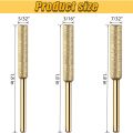 Diamond Chainsaw Sharpener - 3 Size Diamond Sharpening Wheels File. 