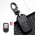 Carbon Car Remote Key Case Full Cover For Honda Civic Accord Pilot CRV HR-V City Odyssey fit Freed 2016-2019 car styling. 