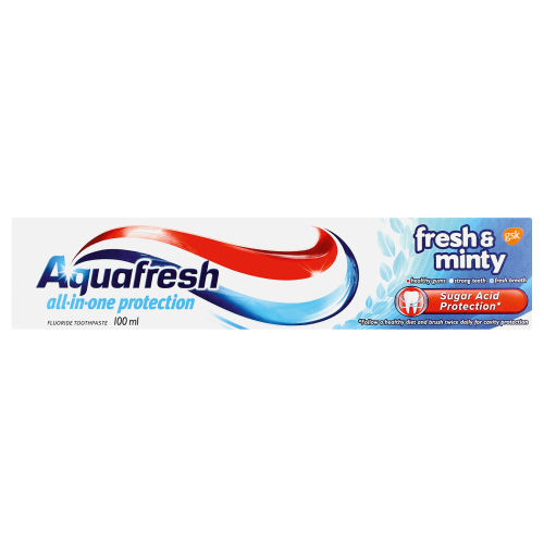 AQUAaFRESH ACTIVE FRESH TOOTHPASTE WITH MENTHOL 125ML