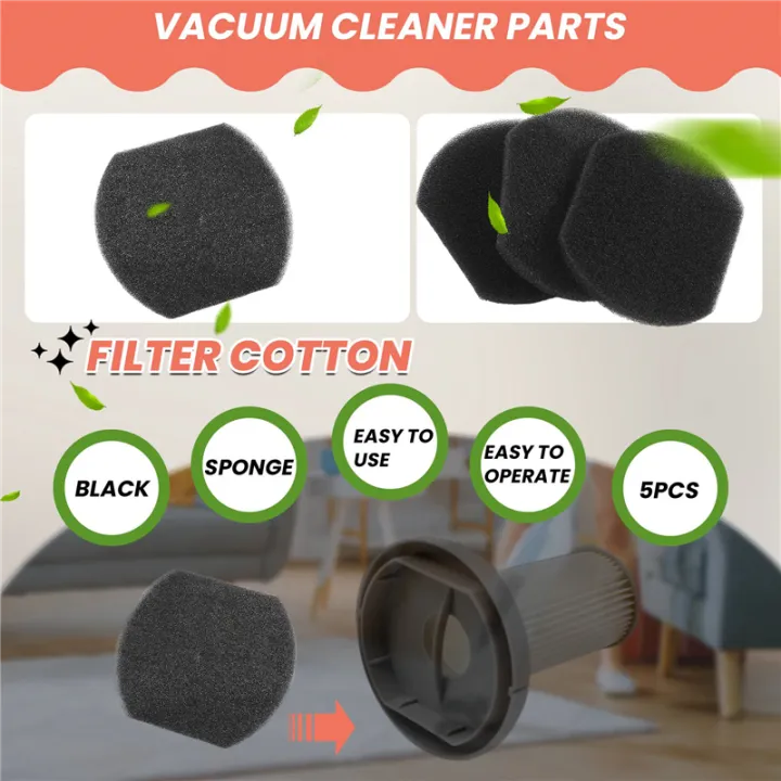 5Pcs%20Filter%20Cotton%20For%20Dx118C%20Dx128C%20Vacuum%20Cleaner%20Parts%20Effective%20Tool%20-%20Image%206