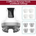 4D Electric Scalp Head Massager Health Care Red Blue Light Therapy For Hair Growth Products Antistress Kneading Head Scratcher.