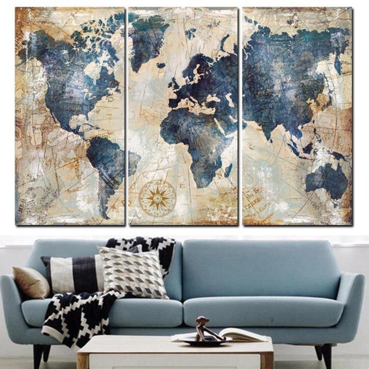 %E3%80%90beauty%20code%20store%E3%80%91(NEW)3%20Pcs/Set%20World%20Map%20Wall%20Art%20Home%20Living%20Room%20Decoration%20Gift%20-%20Image%206