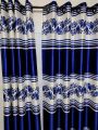 Curtain Porda Synthetic curtains Indian porda window protector 45*80 inch Deep blue and white art 4 kuchi curtain - Porda.