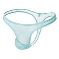 New Design Brand Gay Men's Transparent Yarn Half-Pack Small Triangle  Spide Web G-strings Sexy Thongs. 