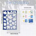Sun Print Paper Kit Cyanotype Paper 32 Sheets Cyanotype Paper For Arts Crafts DIY Project. 