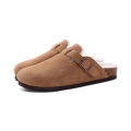 YAEA Men Women's Fashion Suede Mules Slippers Classic Retro Clogs Cork Insole Sandals With Arch Support New Outdoor Mules Shose. 