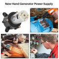 Mini Wind DC Generator Hand Dynamo Hydraulic Test DC 12V 24V. 