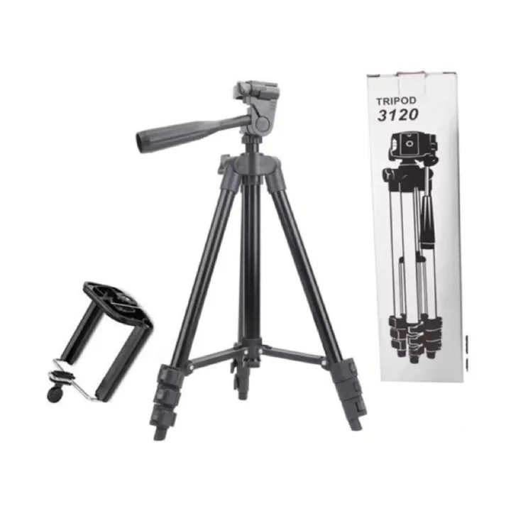 3120%20Aluminum%20Alloy%20Tripod%20For%20Camera%20and%20Mobile%20-%20Black%20-%20Image%202