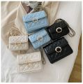 Summer Mini Small Handbags New Tide Pearl Chain Bags Women's Bag Versatile White Single Shoulder Crossbody Handbag.