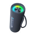 Baseus AeQur 30 Air Wireless Bluetooth Speaker IPX5 Waterproof Portable Loudspeaker Music Stereo Outdoor Subwoofer Splash Proof Rechargeable Music Player with Colorful Ambient Light. 