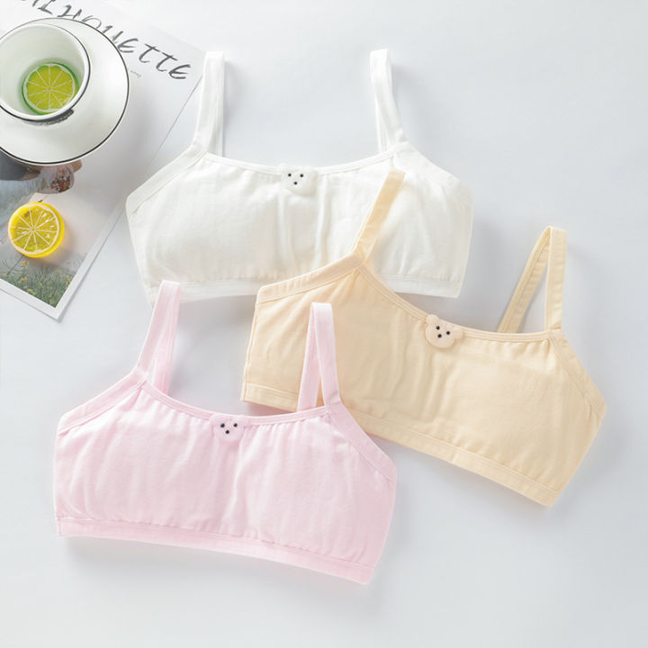 Wholesale underwear for girls students small suspenders cotton for junior high school students and young girls for high school students breathable bras