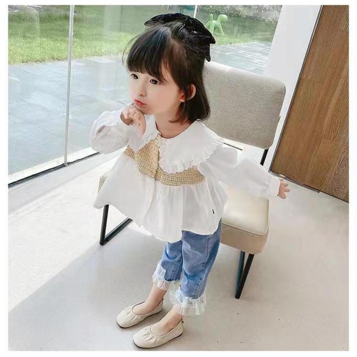 stylish baby girl dresses for girls jeans top baby girls Fashionable Tops and Pant(01-10 yrs) Made in China Baby Girl  Fashionable Dress