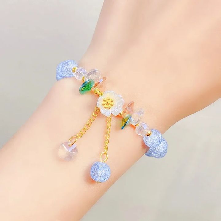 Korean%20Colorful%20Crystal%20Beaded%20Bracelet%20for%20Women%20Bohemian%20Shell%20Daisy%20Flower%20Pendant%20Elastic%20Bracelets%20Party%20Wedding%20Jewelry%20-%20Image%205
