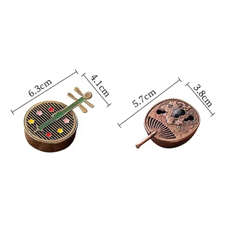 Creative%20Lute/Gourd%20Fan%20Zinc%20Alloy%20Incense%20Burner%20Home/Temple/Office/Tea%20Room/Yoga%20Room%20Tea%20Ceremony%20Supplies%20Incense%20Tools%20-%20Image%202
