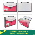 12 Pocket Expanding File Folder with Handle Size FC (Set of 1). 