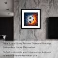 Diamond Painting "Football" Embroidery Cross Stitch Rhinestone. 
