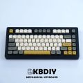 KBDiy KOA Profile PBT Keycaps for Mechanical Keyboard Japanese Korean Russian MAC Apple Style Glimmer Honey Milk Matcha Keycap. 