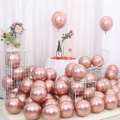 5/10/18inch Classic Matte White Latex Balloons Chrome Metallic Gold Balloon Arch Birthday Party Decor Baby Shower Wedding Globos. 
