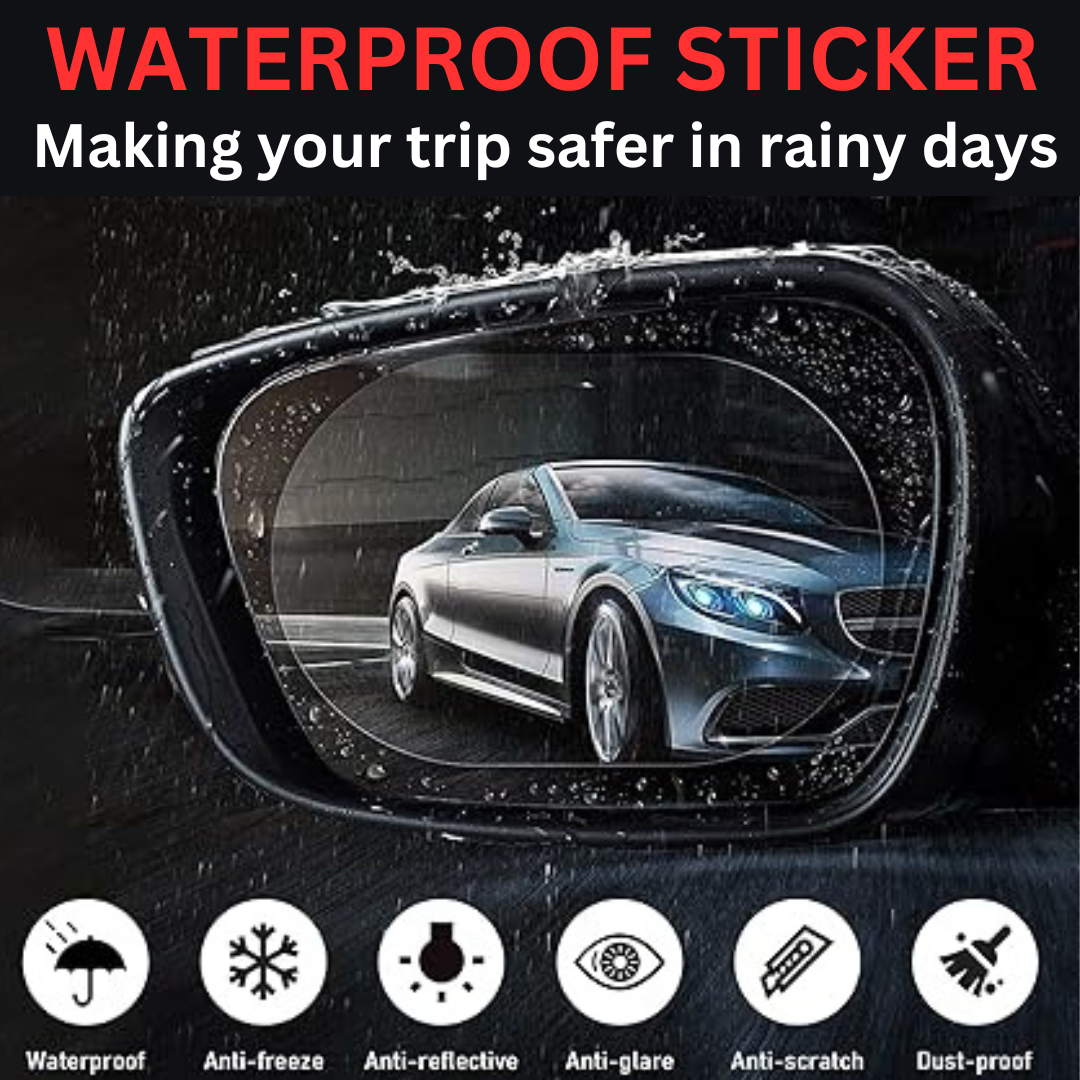 Anti Fog Film Anti Rain Car Mirror Film Rearview Mirror Protective Film Nano Waterproof Anti Glare Side Window Film - Glass Care - NR Mart-2024