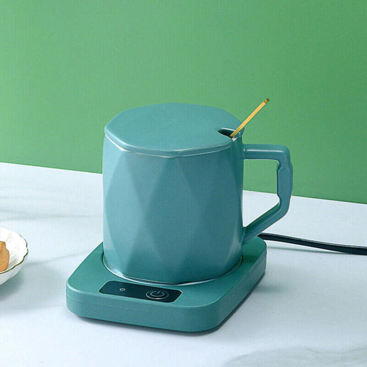 【No-Questions-Asked Refund】 Water Heating Pad Electric Heater Mug Mat Home Coaster Desktop Warmer Desktop Warmer Cup Heater Constant Temperature Water