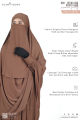 Glam Touch Extra Coverage- Rufi One Loop Ready Hijab Niqab Set.