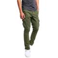 Olive Twill Cargo Pant for Men.