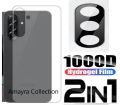 2in1 Back Protector Combo Pack for Samsung Galaxy A36 (Back Hydrogel Poly Protector + 3D Camera Lens Protector Glass). 