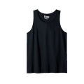 Comfortable Sleeveless Black Color Solid (Tank Top)  for Men. 