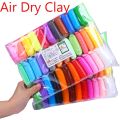 Air Dry Plasticine Kids Polymer Modeling Clay Educational 5D Toy For Children Gift Games Clay 36 Colors Light Playdough Slimes. 