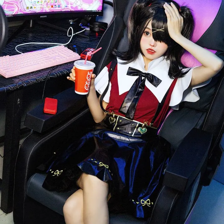 Anchor%20Girls%20Are%20Heavily%20Dependent%20cos%20Clothing%20Women's%20Dress%20Sugar%20Chaotian%20Sauce%20Game%20JK%20Clothing%20Lolita%20cos%20Clothing%20-%20Image%209
