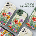 Jizetin for OPPO Reno2 Back Cover Colorful Flowers Lambskin Texture PU Leather Back For Girls Boys Soft Phone Case.