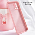 Biruiqu For Samsung Galaxy M31s Case Liquid Silicone Soft Rubber Shockproof Cover.