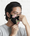 Four Layer Face Mask For Men And Women Gaming With Adjustable Ear Loop And Digital Print Face Mask Graphics Print Anime Mask And Flower Stylish Fashion Mask - Mask.