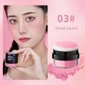 Vigorous Air Cushion Blusher Loose Powder Velvet Matte Face Rouge Monochrome High Color Rendering Lasting for Lazy People Makeup. 