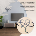 Metal Wall Decoration Unique Design-Wall Art Room Decoration Eternal Love Infinite Heart Iron Art Decor Interior Decor-S.