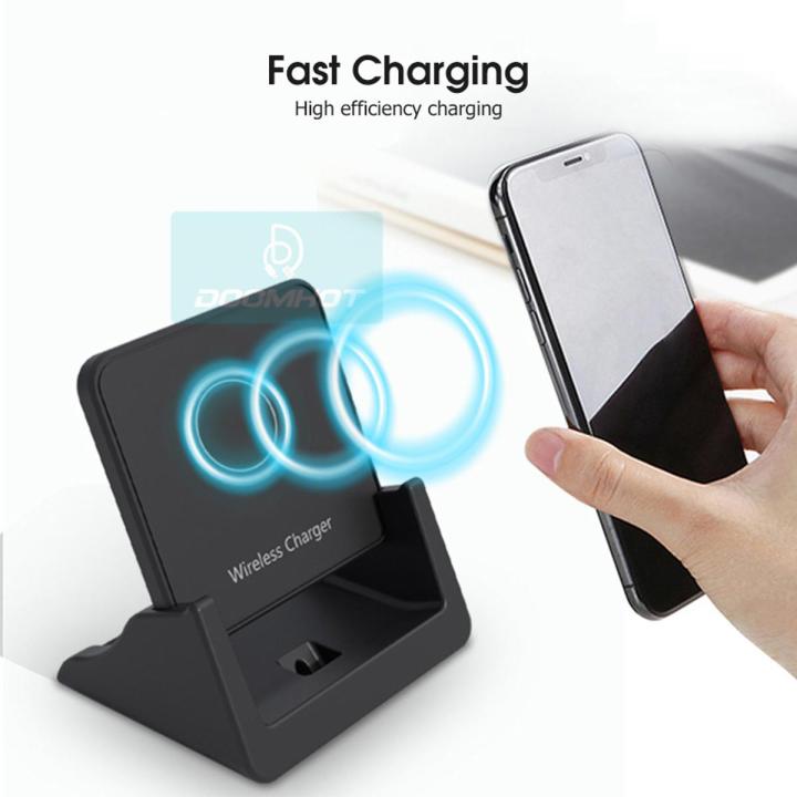 DoomHot 15W Wireless Charger Desktop Stand Detachable Mobile Phone Stand  Wireless Charger Phone Holder Wireless Charging