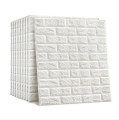 3D White Brick Wallpaper for Wall PE Foam Wall Stickers Self Adhesive DIY Wall Decor (70 x 77cm,.