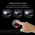 Rechargeable Bike Horn and Light 140 DB with Super Bright 250 Lumen Light 3 Modes. 