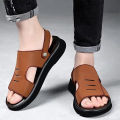 Super soft Leather shoes for Men's (Brown).